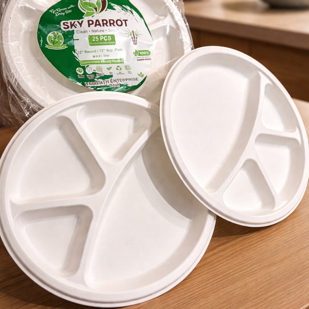 Sky Parrot 12" 4 CP Round Plate