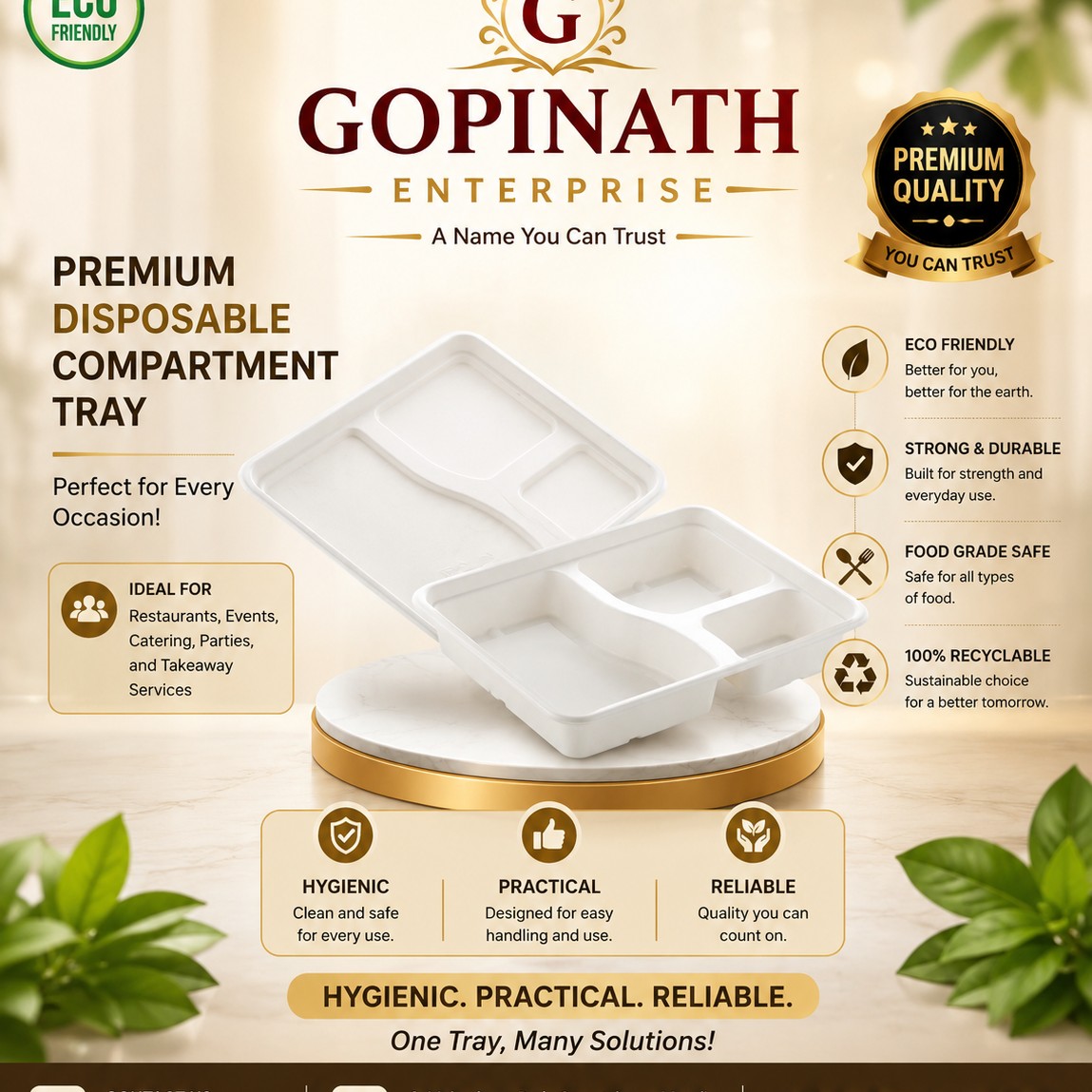 3 CP Meal Tray B2B