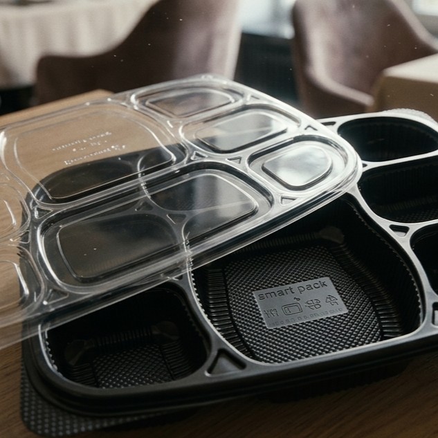 Mini 5 Compartment Meal Tray